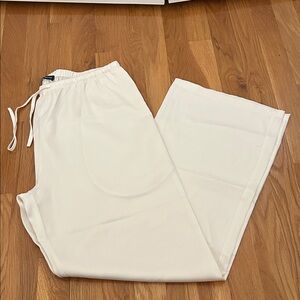 Brandy Melville Satin Like Pant, Cream - NWOT